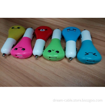 Mood Design 2.1A Dual Port USB Car Charger for iPad/ iPhone